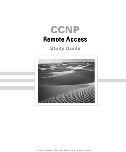 CCNP remote access study guide