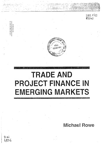 Trade and Project Finance in Emerging Markets