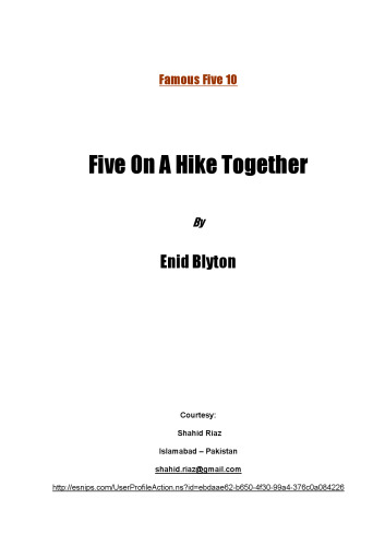 Five on a Hike Together (Famous Five)
