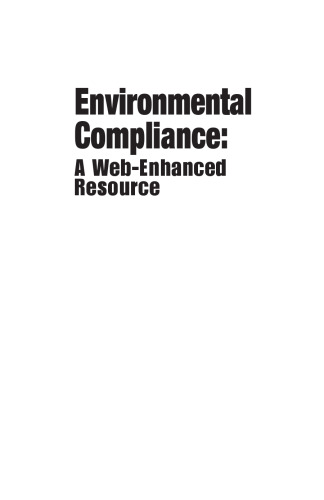 Environmental Compliance: A Web-Enhanced Resource
