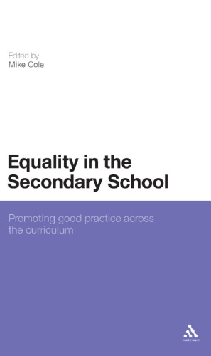 Equality in the Secondary School: Promoting Good Practice Across the Curriculum