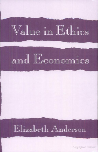 Value in Ethics and Economics