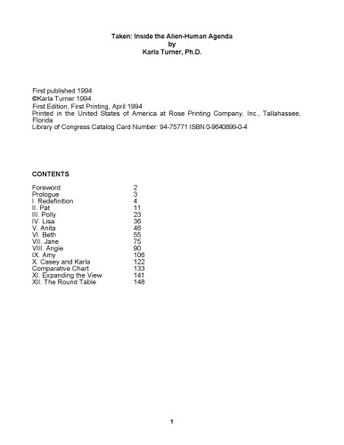 Taken: Inside the Alien-Human Abduction Agenda