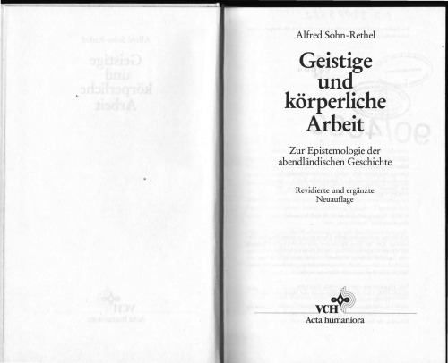 Geistige und körperliche Arbeit