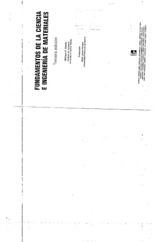 Fundamentos de La Ciencia E Ingenieria de Materiales - 3Ed  Spanish