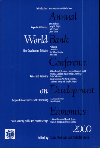 Annual World Bank Conference on Development Economics 2000