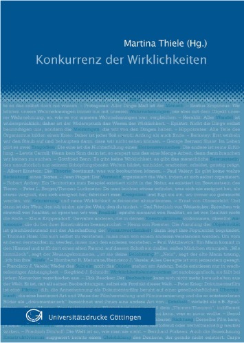 Konkurrenz der Wirklichkeiten: Wilfried Scharf zum 60. Geburtstag
