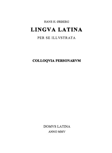 Colloquia Personarum