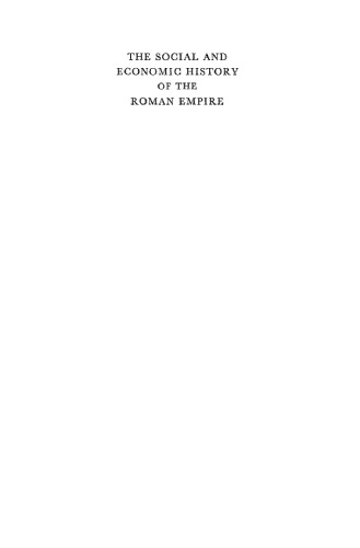 The Social and Economic History of Roman Empire II (Oxford University Press academic monograph reprints)