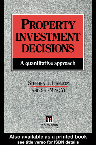 Property Investment Decisions: A quantitative approach
