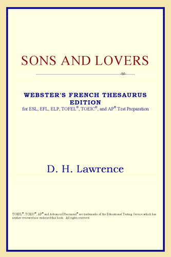 Sons and Lovers (Webster's French Thesaurus Edition)