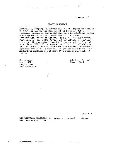 Refrigeration piping and heat transfer components