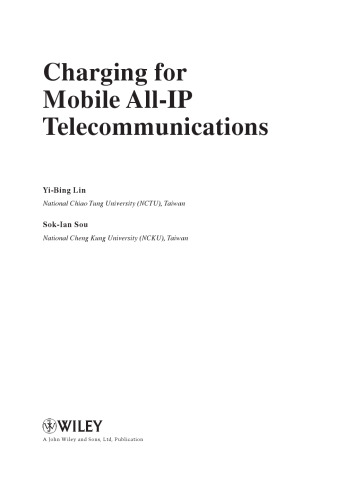 Charging for Mobile All-IP Telecommunications (Wireless Communications and Mobile Computing)