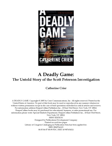 A Deadly Game: The Untold Story of the Scott Peterson Investigation