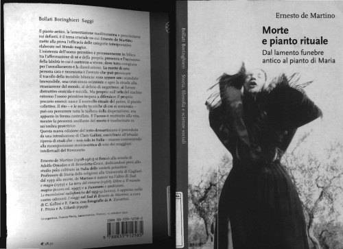 Morte e pianto rituale. Dal lamento funebre antico al pianto di Maria