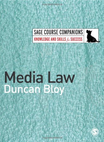 Media Law (SAGE Course Companions)
