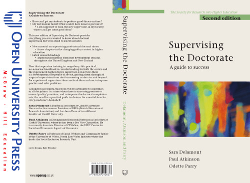 Supervising the Doctorate 2nd edition (Society for Research into Higher Education)