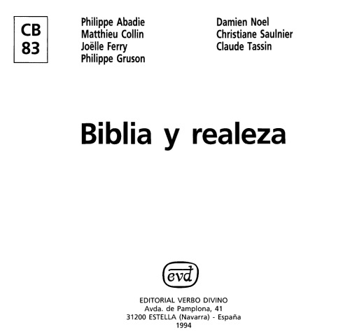Biblia y Realeza