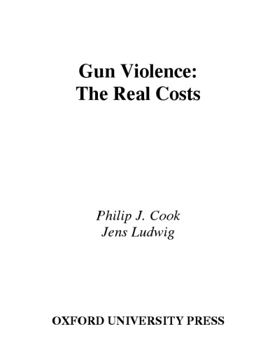 Gun Violence : The Real Costs