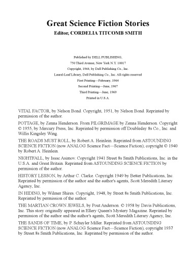 Great Science Fiction Stories