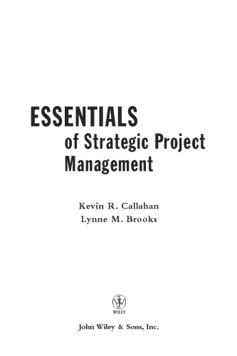 Essentials of Strategic Project Management (Essentials (John Wiley))