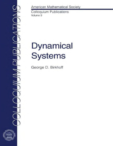 Dynamical Systems (Colloquium Publications)