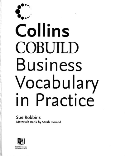 Business Vocabulary in Practice (Collins Cobuild) - 1st edition
