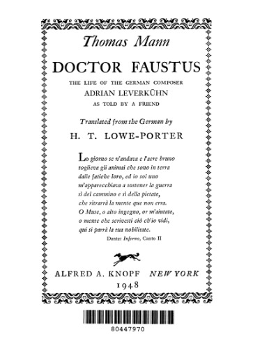Doctor Faustus (Everyman's Library)
