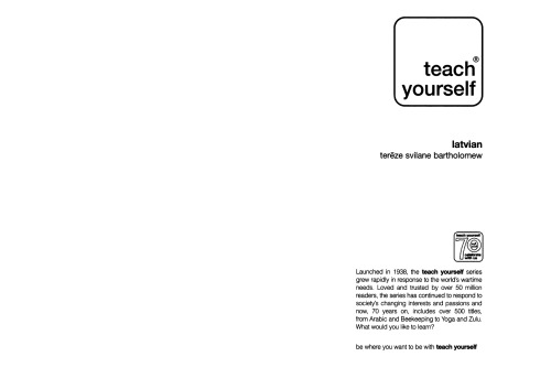 Teach Yourself Latvian Complete Course with Audio CDs (TY: Complete Courses)