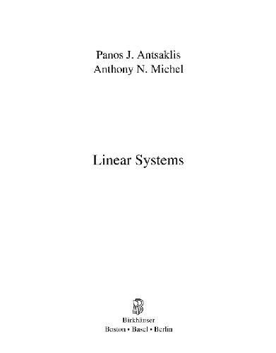 Linear Systems