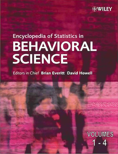 Encyclopedia of Statistics in Behavioral Science