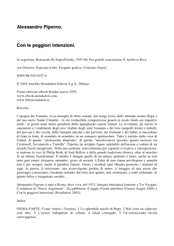 Con Le Peggiori Intenzioni