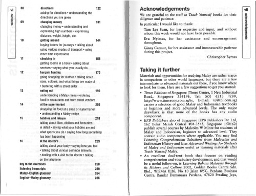 Teach Yourself Malay