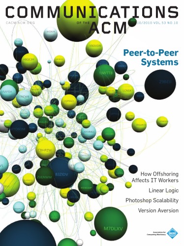 Communications of ACM 2010, vol 53 issue 10