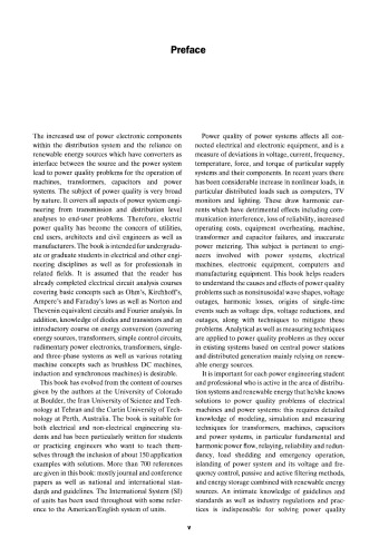 Power Quality in Power Systems and Electrical Machines