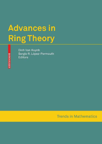Advances in Ring Theory (Trends in Mathematics)