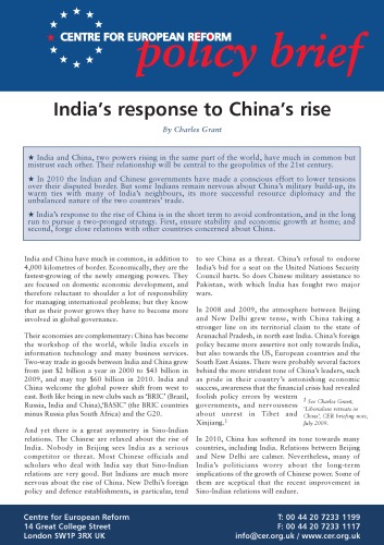 India's response to China's rise
