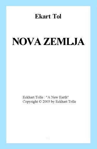 Nova zemlja