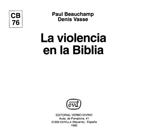 La Violencia en la Biblia