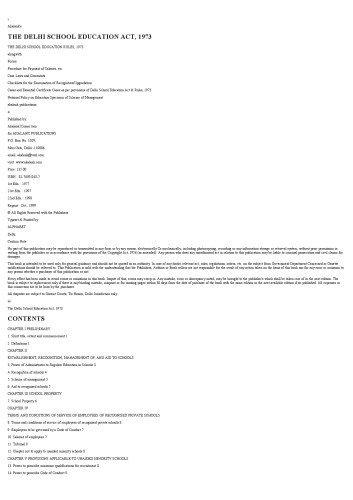 The Delhi School Education Act, 1973