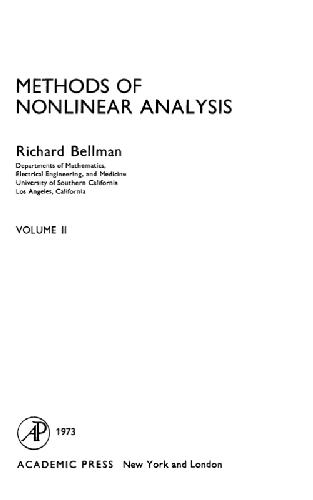 Methods of nonlinear analysis