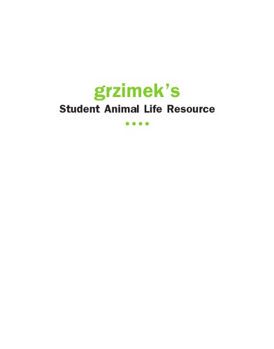 Grzimek’s Student Animal Life Resource: Insects and Spiders