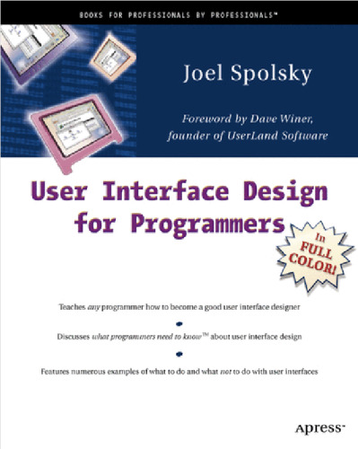 User Interface Design for Programmers