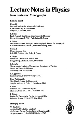 The Recursion Method (Lecture Notes in Physics monographs)