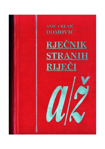Rječnik stranih riječi