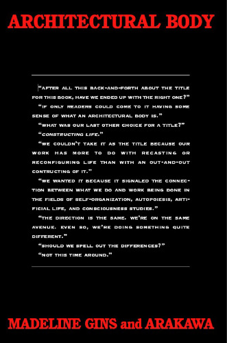 Architectural Body (Modern & Contemporary Poetics)