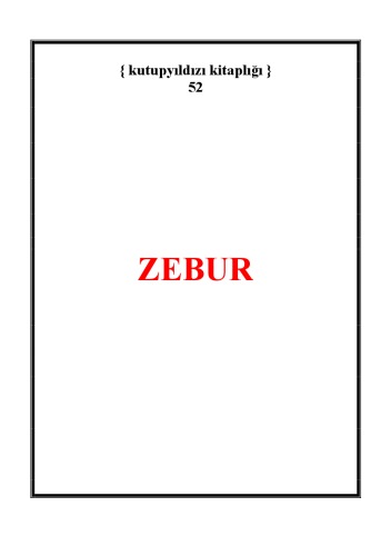 Zebur