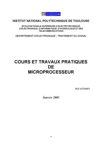 COURS-ET-TRAVAUX-PRATIQUES-de-MICROPROCESSEUR