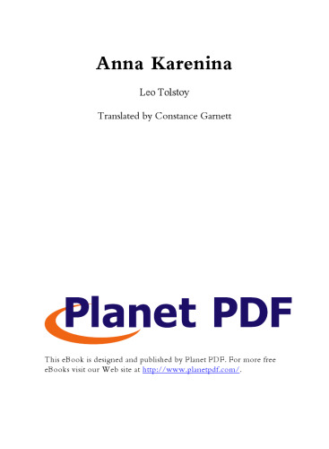 Anna Karenina (Oprah's Book Club)