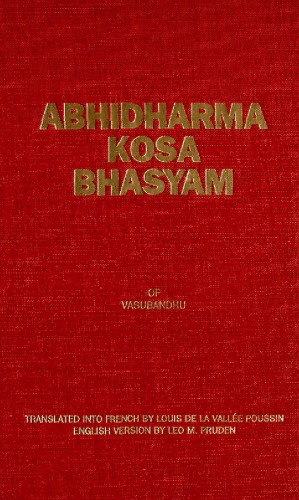 Abhidharmakosabhasyam. Vol. III ( IV Volumen Set)